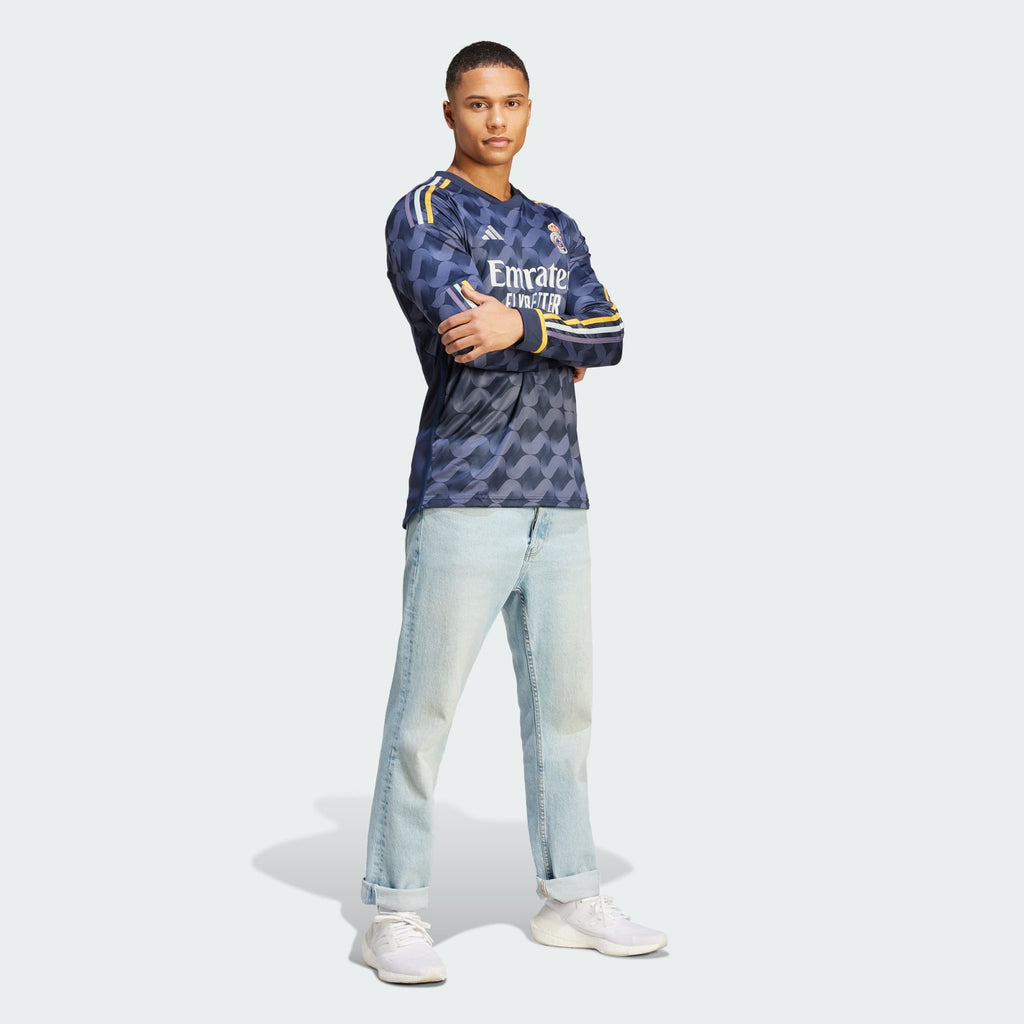 adidas Real Madrid Away Long Sleeve Jersey 23/24