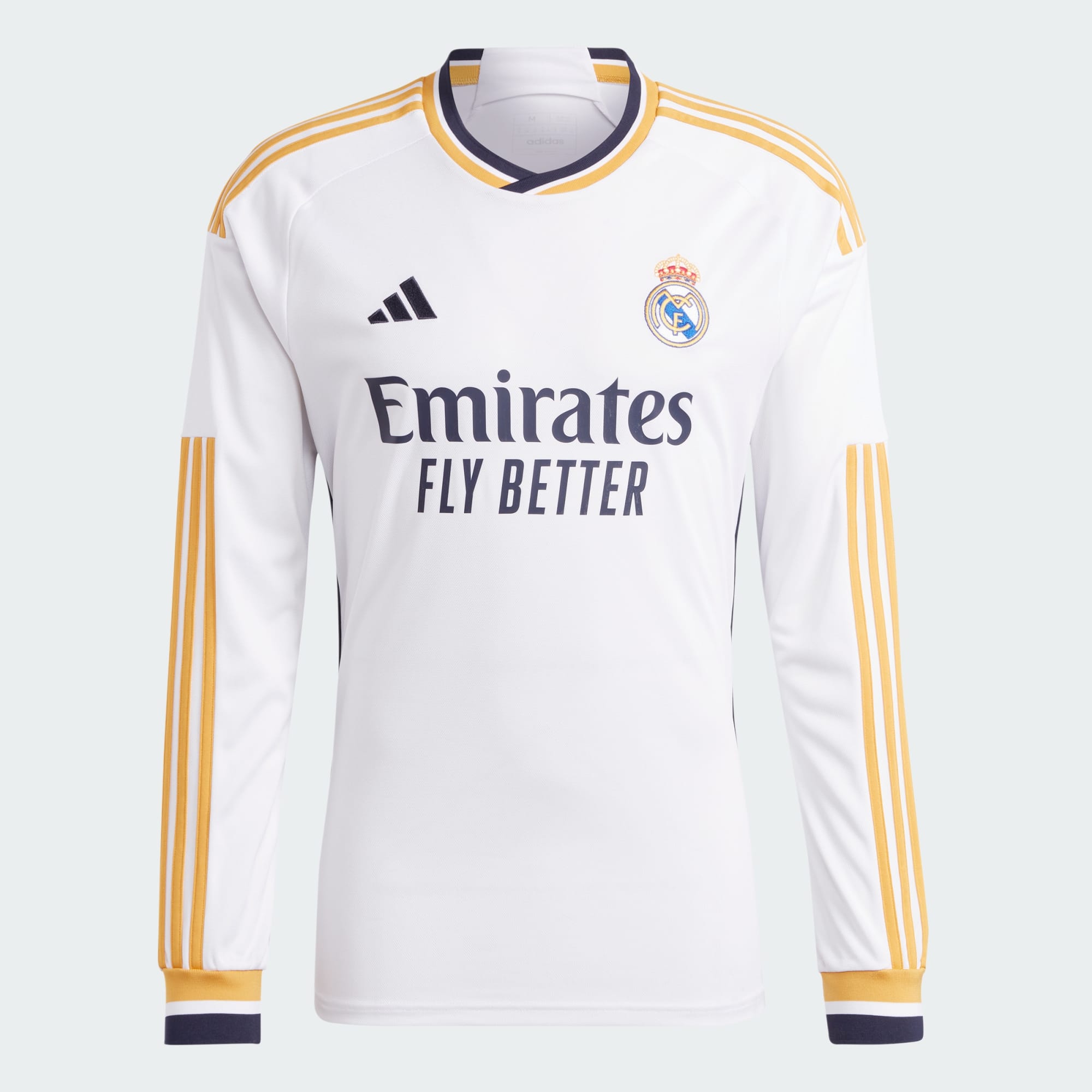 adidas REAL MADRID 23/24 LONG SLEEVE HOME JERSEY - IB0018-ADIDAS by adidas | Available at Niky's Sports
