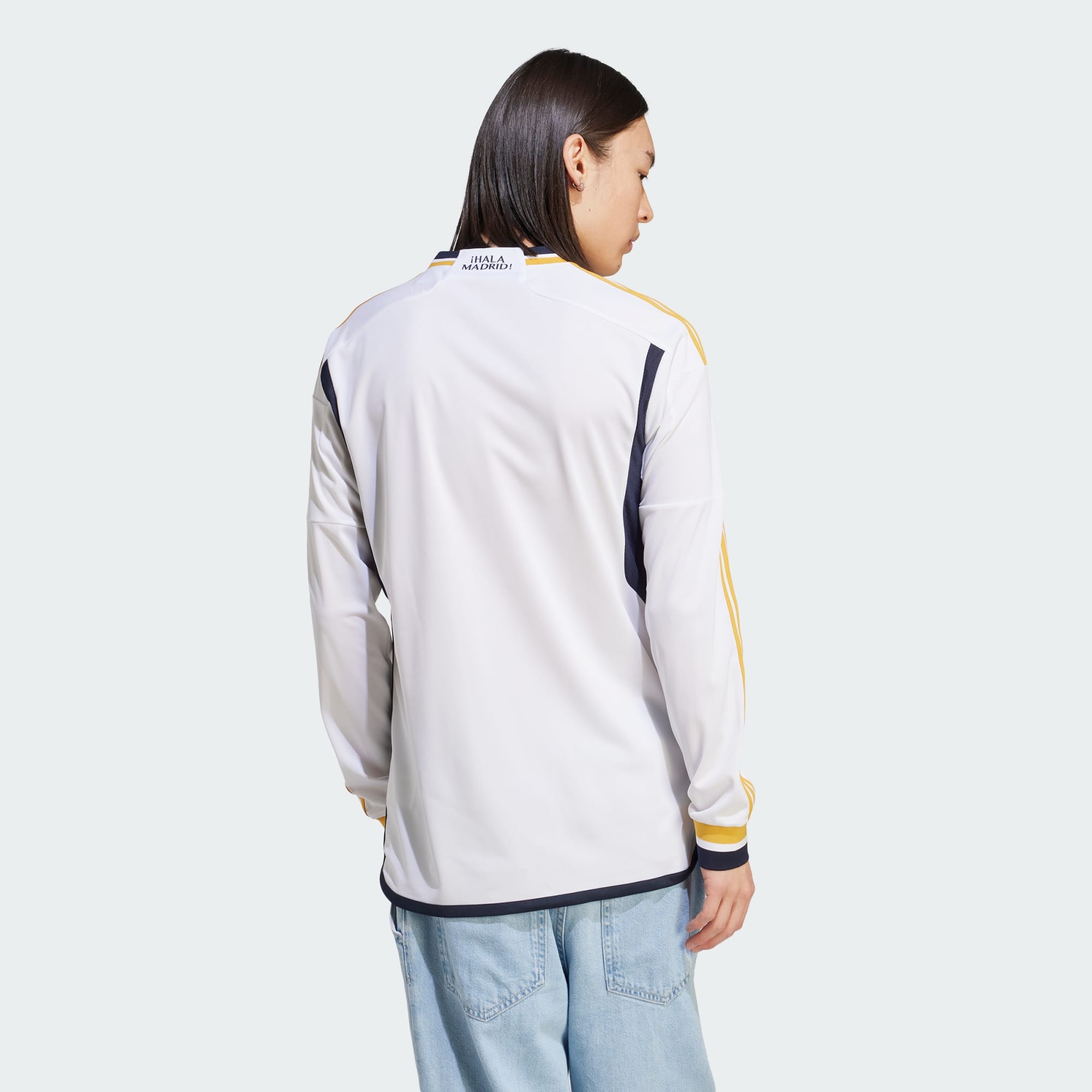 adidas REAL MADRID 23/24 LONG SLEEVE HOME JERSEY - IB0018-ADIDAS by adidas | Available at Niky's Sports