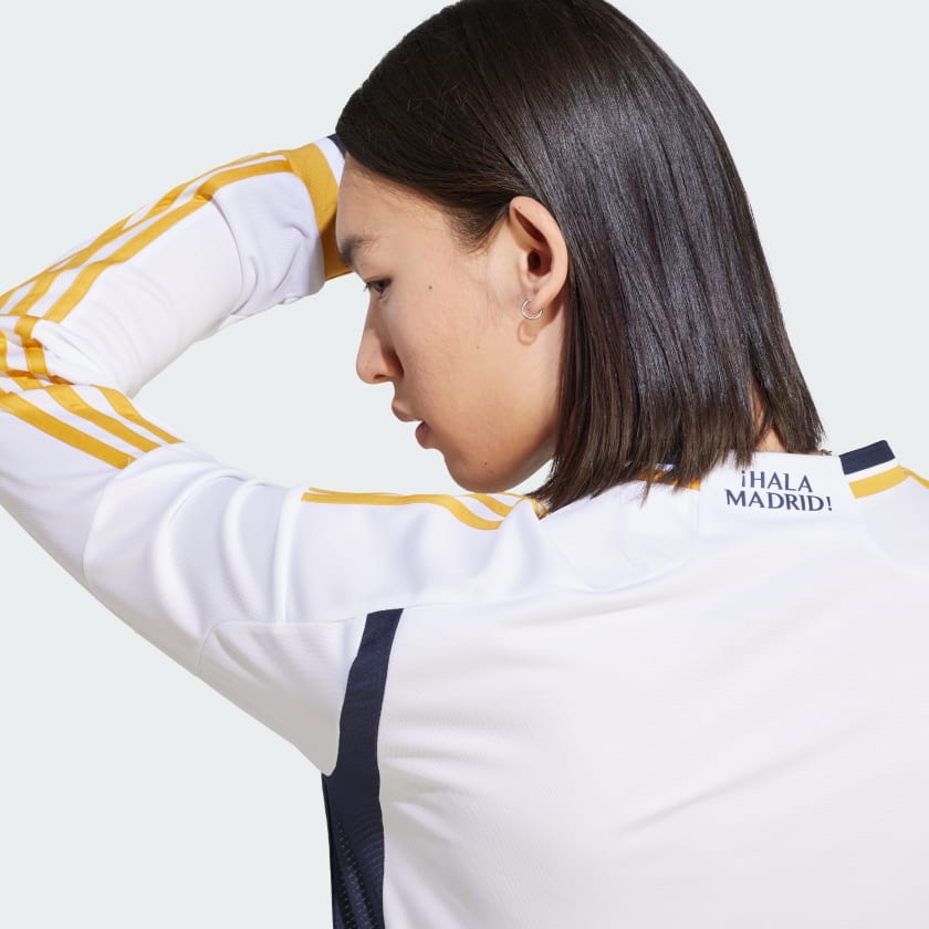 adidas REAL MADRID 23/24 LONG SLEEVE HOME JERSEY - IB0018-ADIDAS by adidas | Available at Niky's Sports