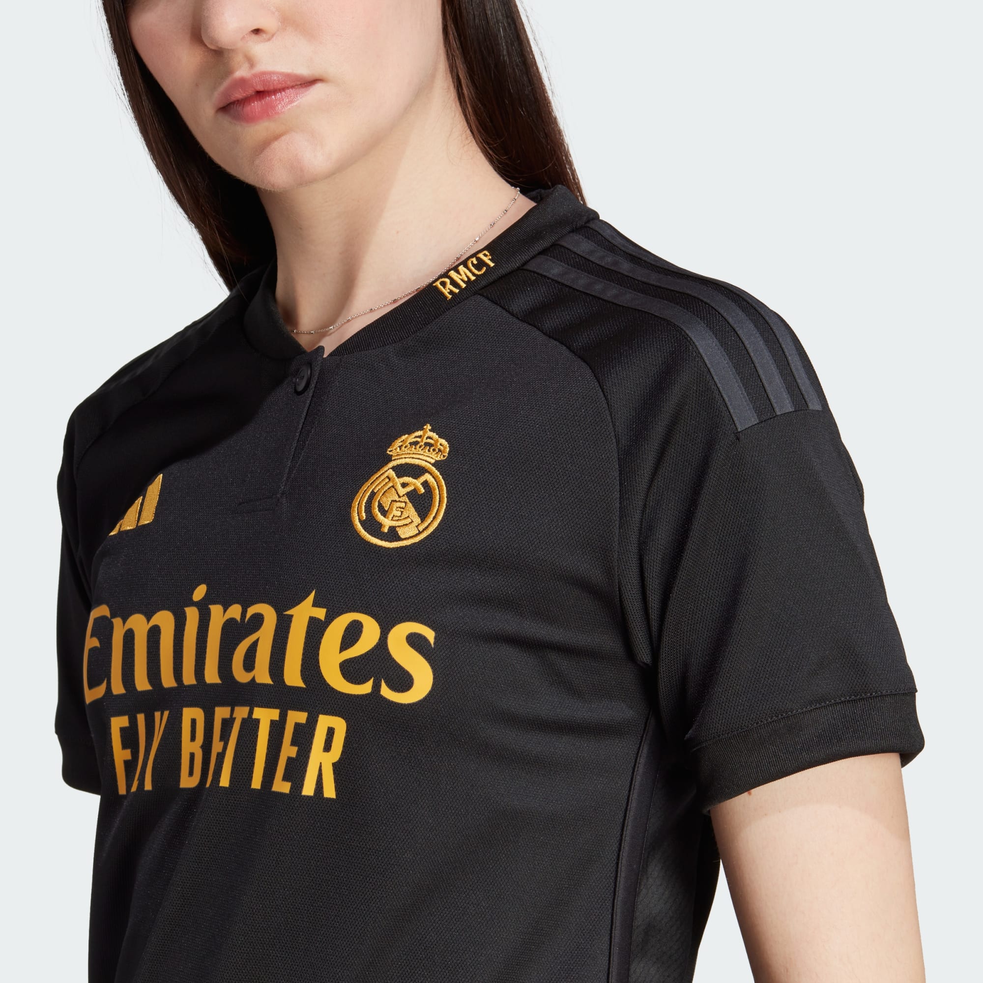 Real madrid black gold jersey outlet