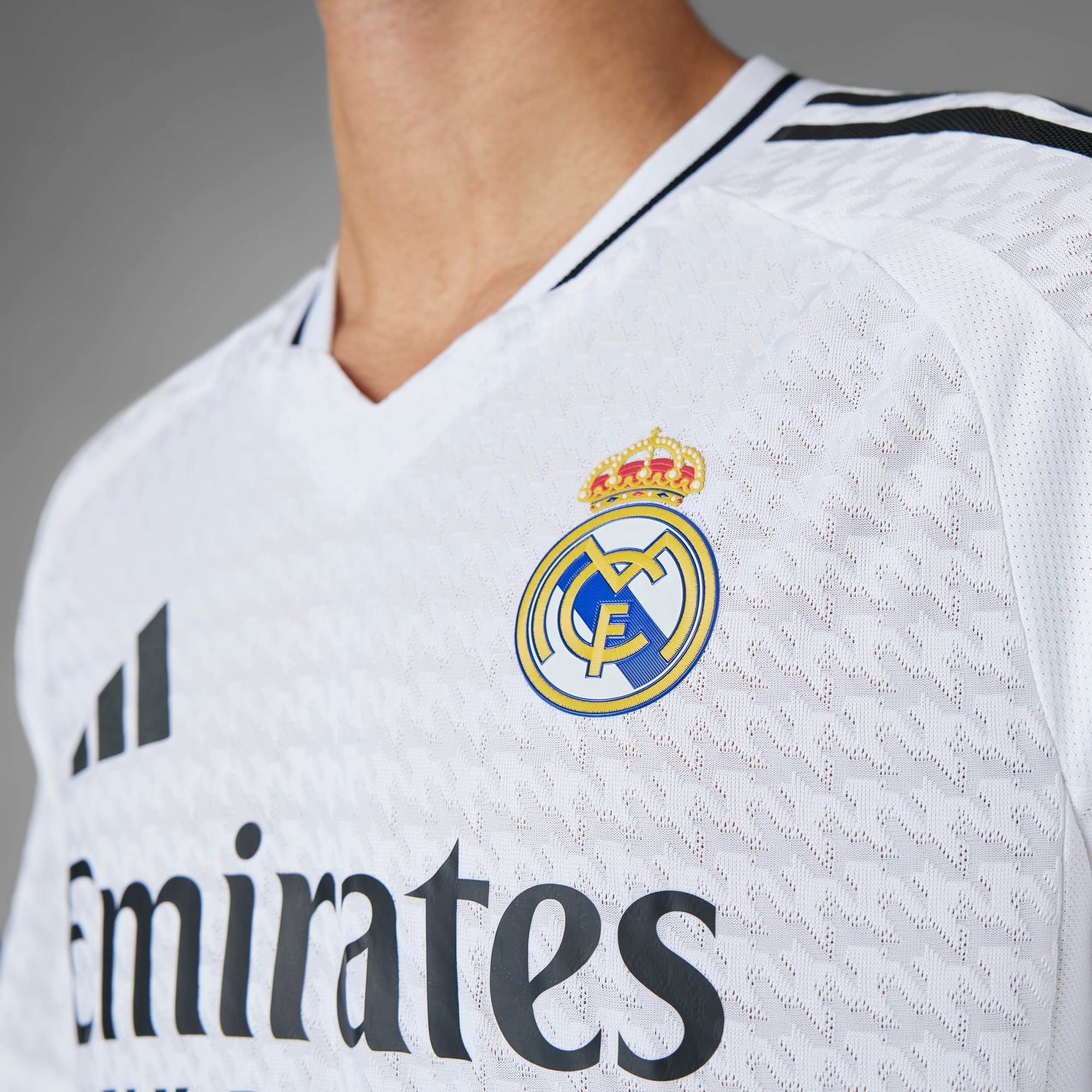 ADIDAS REAL MADRID 24/25 HOME AUTHENTIC JERSEY - IX8095-ADIDAS by adidas | Available at Niky's Sports