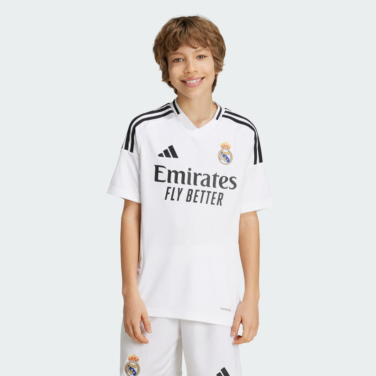 ADIDAS REAL MADRID 24/25 HOME JERSEY KIDS - IT5186-ADIDAS by adidas | Available at Niky&#39;s Sports