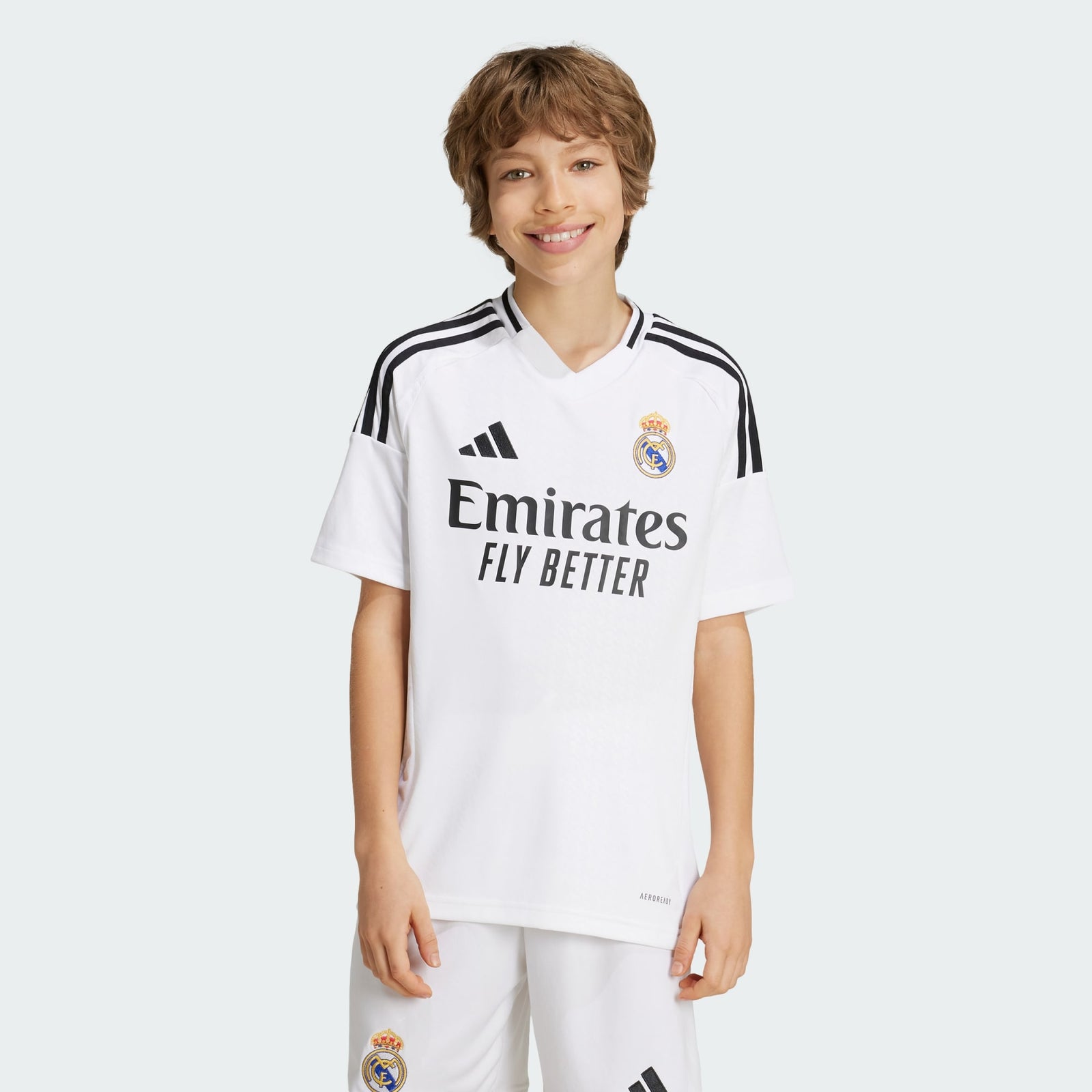 ADIDAS REAL MADRID 24/25 HOME JERSEY KIDS - IT5186-ADIDAS by adidas | Available at Niky's Sports