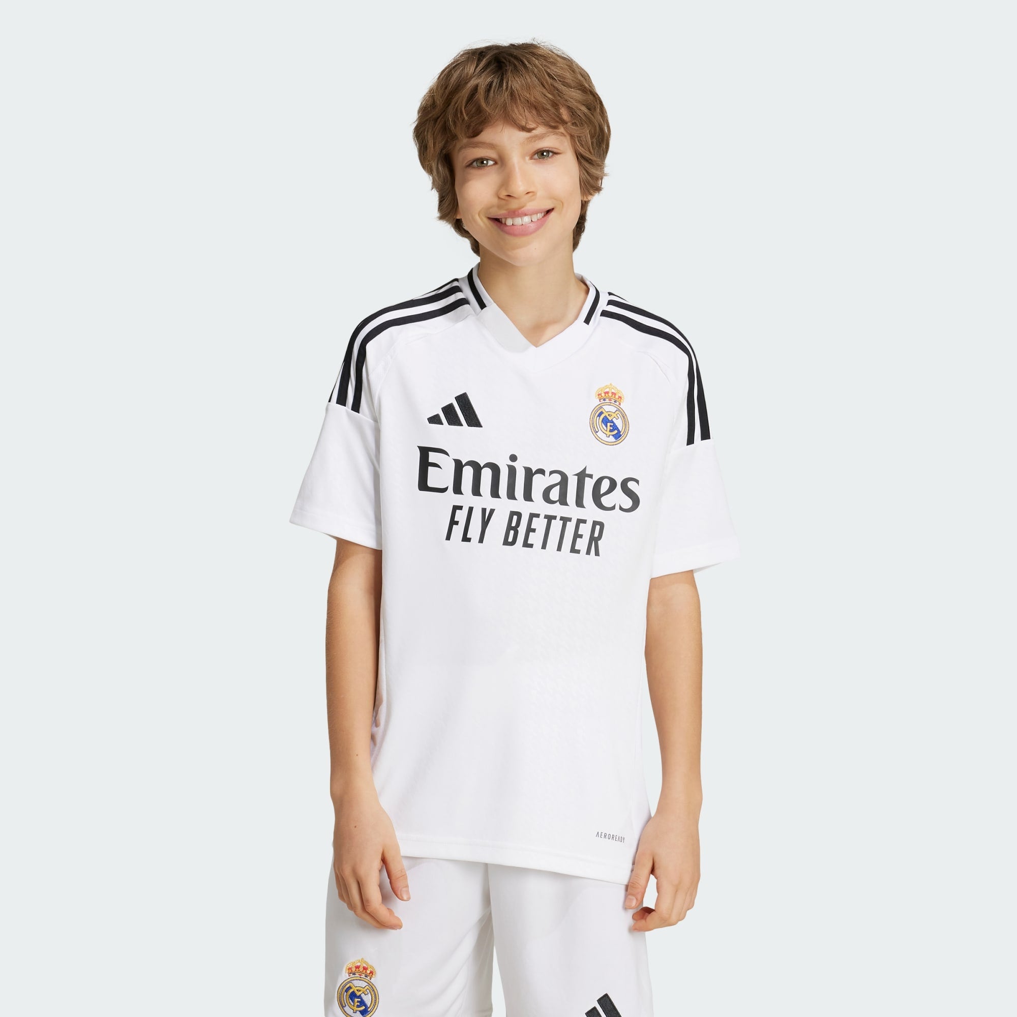 ADIDAS REAL MADRID 24/25 HOME JERSEY KIDS - IT5186-ADIDAS by adidas | Available at Niky's Sports
