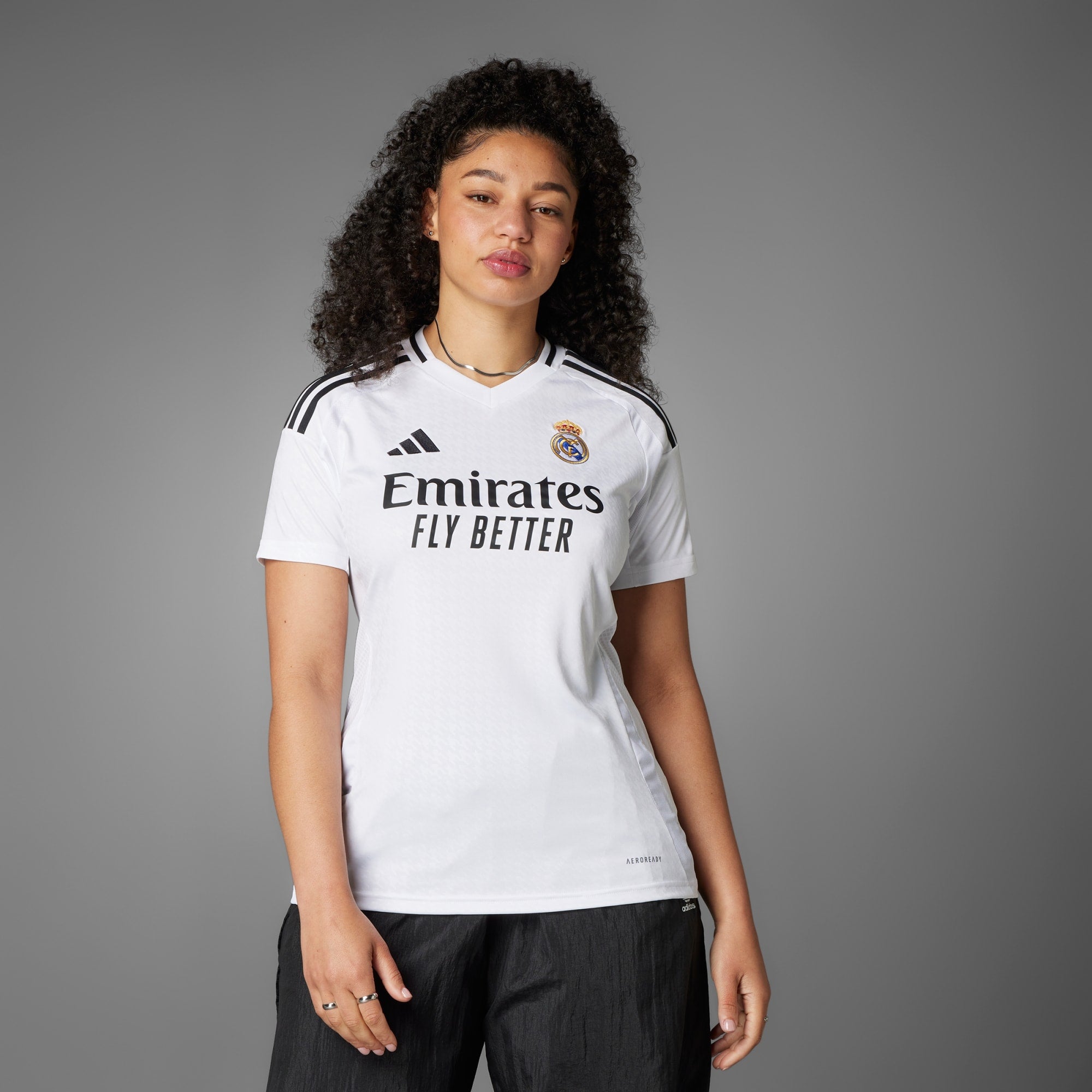 adidas REAL MADRID WOMEN'S 24/25 HOME JERSEY - IT5182-ADIDAS by adidas | Available at Niky's Sports