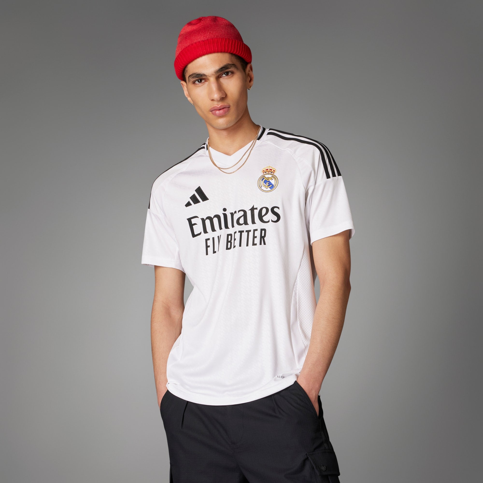 adidas Real Madrid Home Stadium Jersey 2024-25 Men's