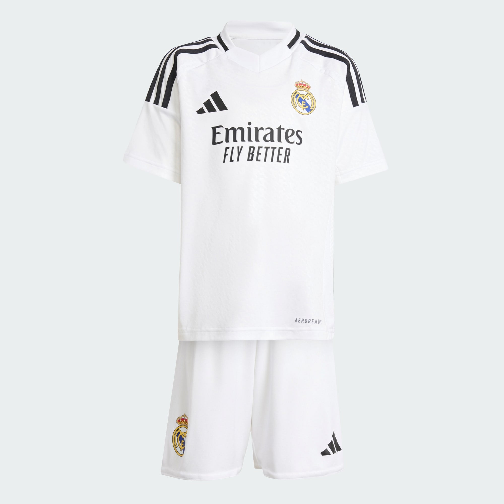 (最終値下げ)adidas Real Madrid ユニフォーム白24-25 ADIDAS REAL MADRID 24/25 HOME MINI KIT KIDS