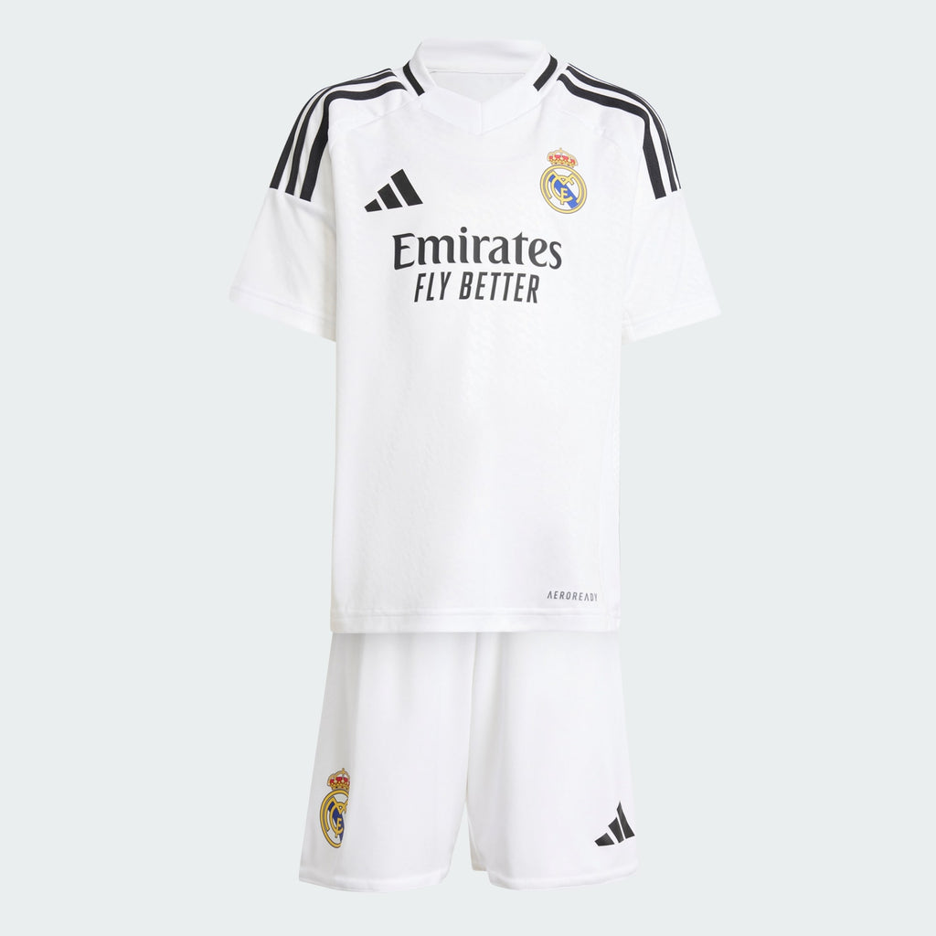 ADIDAS REAL MADRID 24/25 HOME MINI KIT KIDS - IT5175-ADIDAS by adidas | Available at Niky's Sports