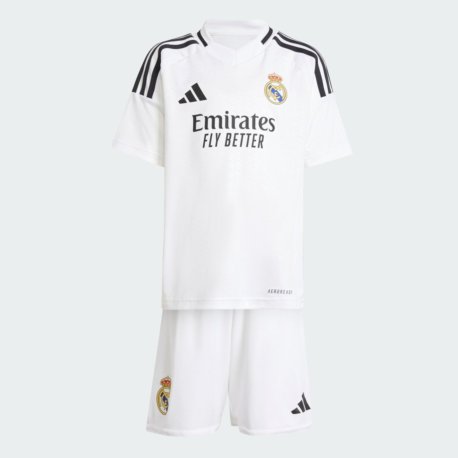 ADIDAS REAL MADRID 24/25 HOME MINI KIT KIDS - IT5175-ADIDAS by adidas | Available at Niky's Sports