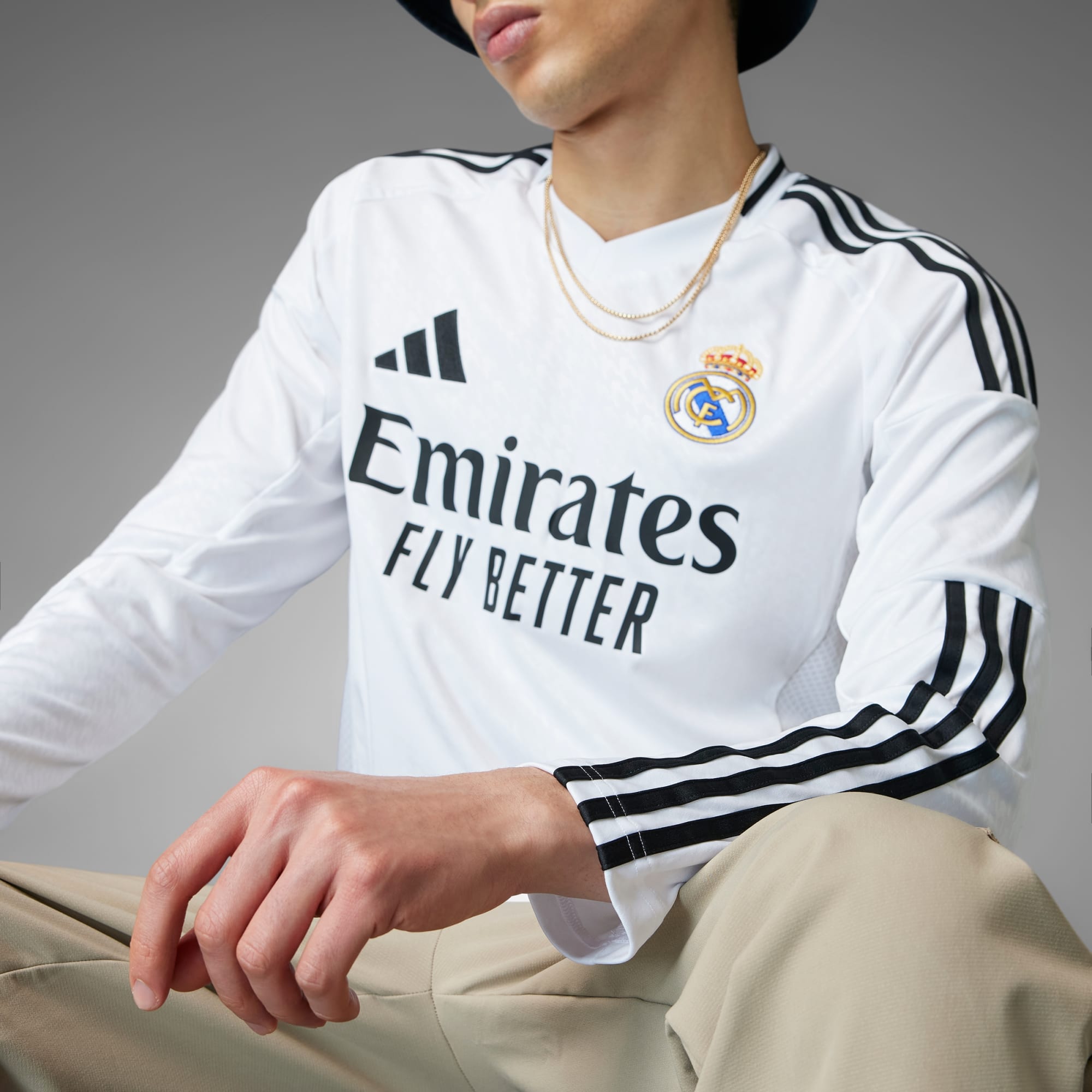 ADIDAS Real Madrid 24/25 Home LONG SLEEVE JERSEY