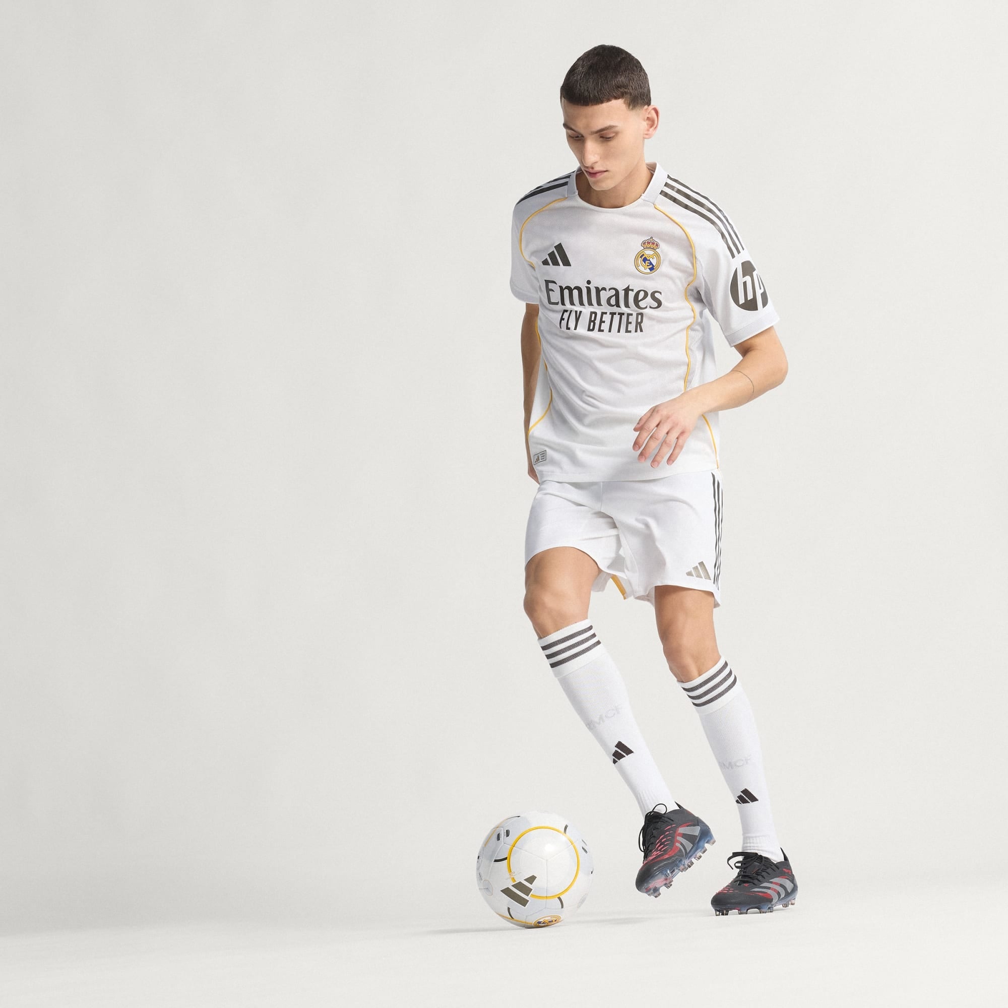 adidas Real Madrid 25/26 Home Authentic Jersey - JV5918-ADIDAS by adidas | Available at Niky's Sports