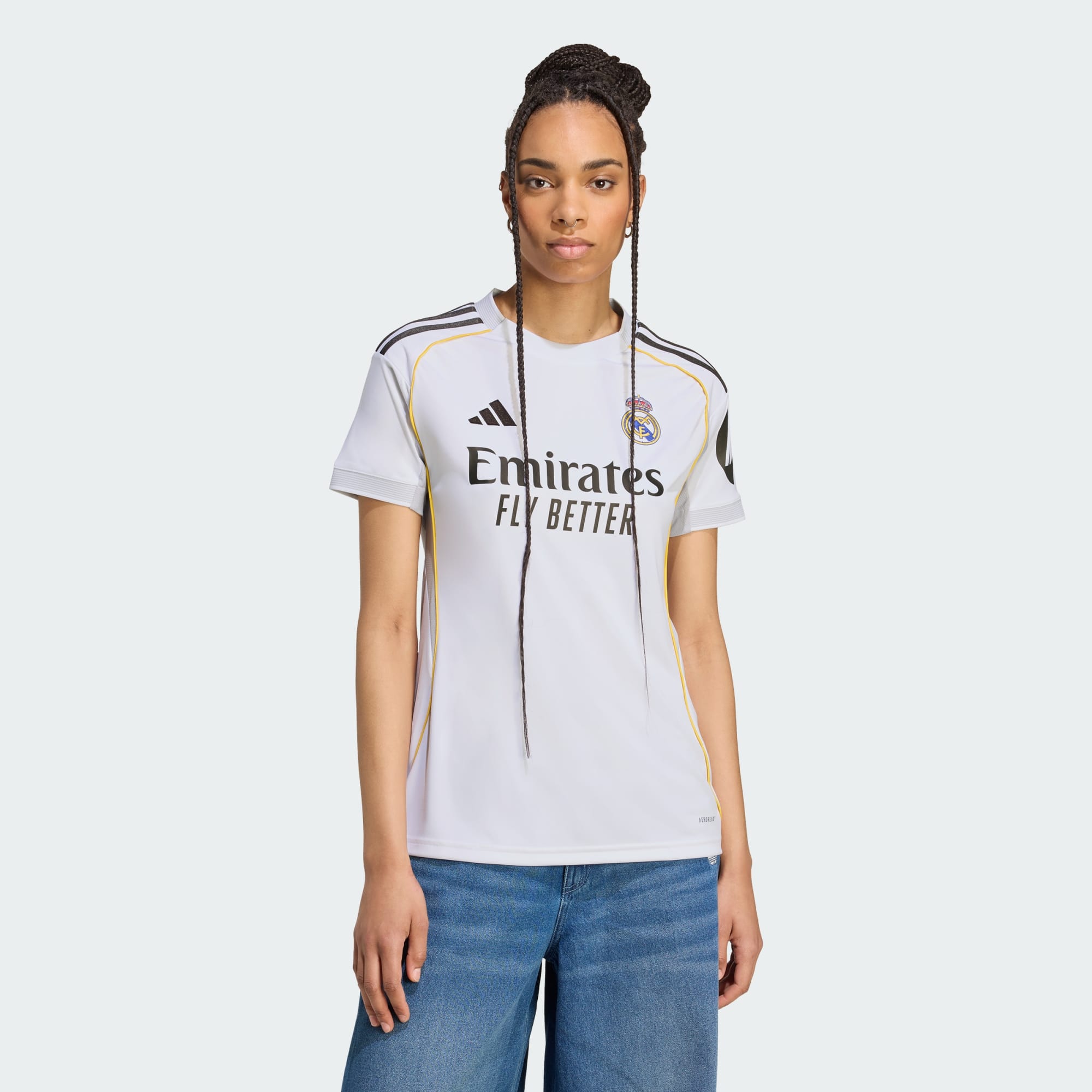 adidas Real Madrid 25/26 Home Jersey Women's - JN8869-ADIDAS by adidas | Available at Niky's Sports