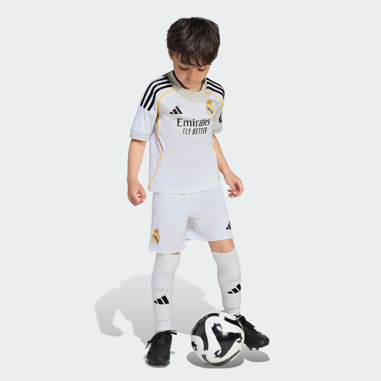 adidas Real Madrid 25/26 Home Mini Kit Kids - JN8870-ADIDAS by adidas | Available at Niky's Sports