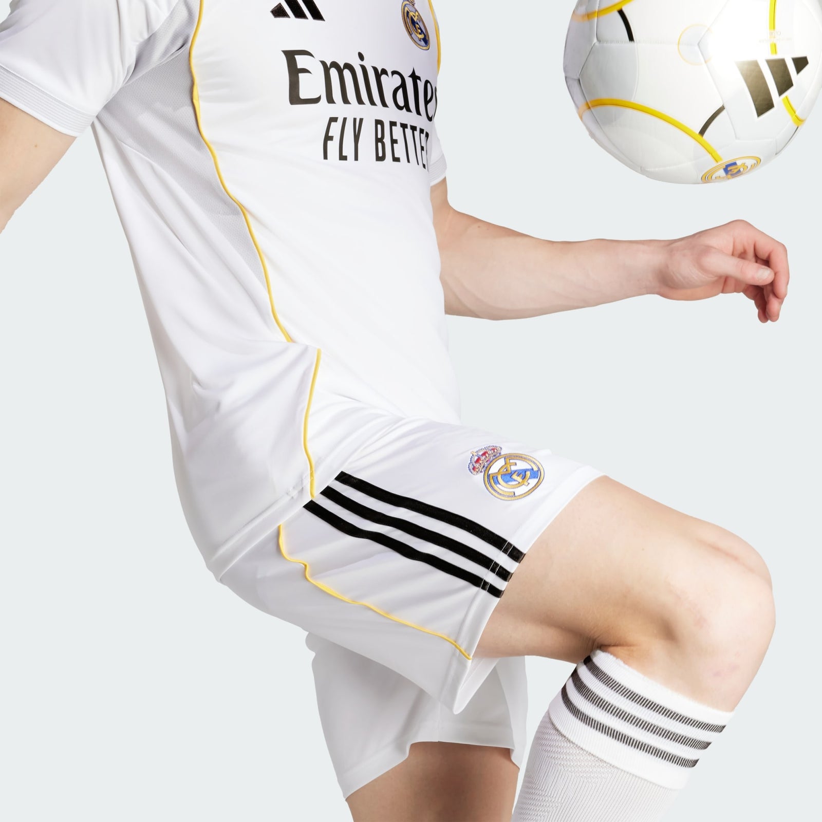 adidas Real Madrid 25/26 Home Shorts - JJ1926-ADIDAS by adidas | Available at Niky's Sports