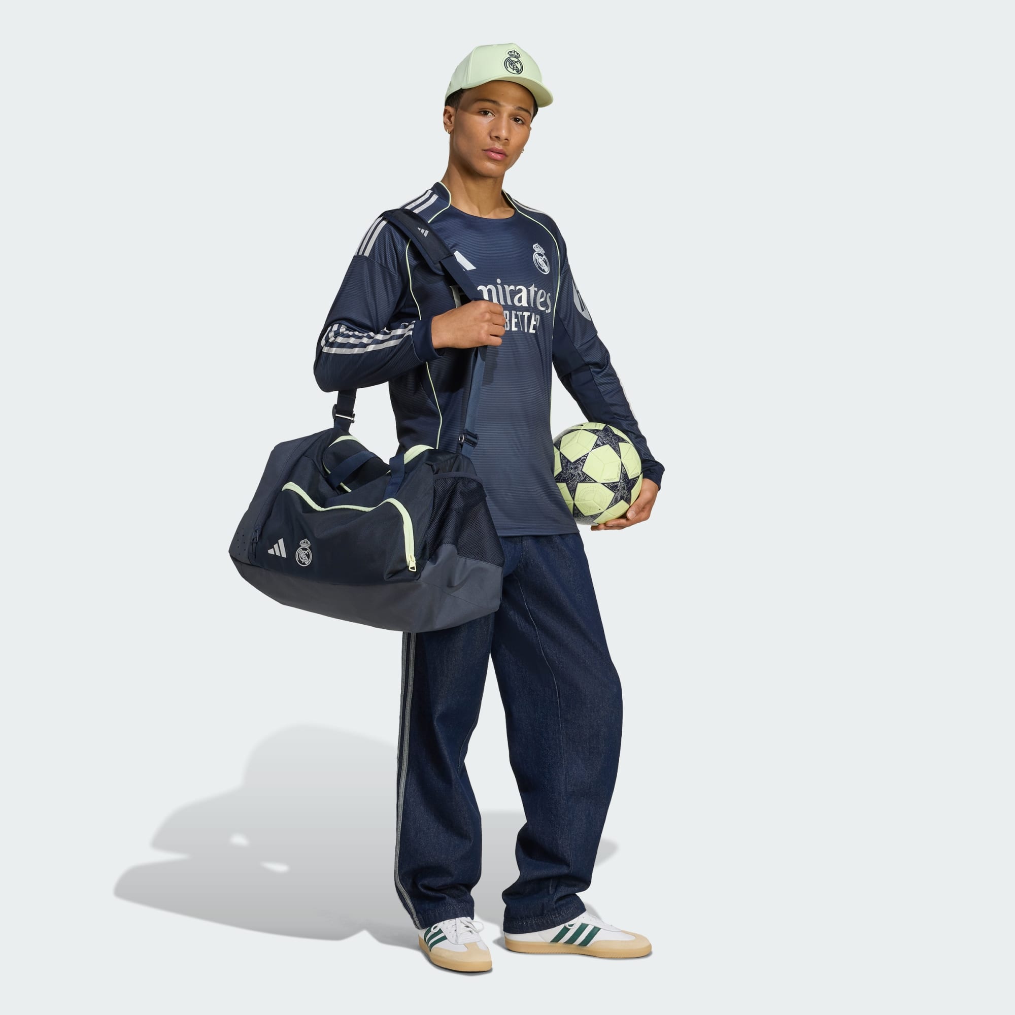 adidas Real Madrid 25/26 Long Sleeve Away Jersey
