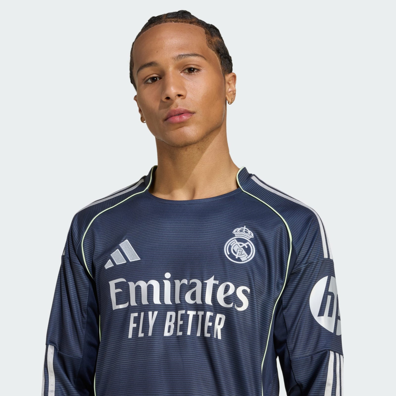 adidas Real Madrid 25/26 Long Sleeve Away Jersey - JP3939-ADIDAS by adidas | Available at Niky's Sports
