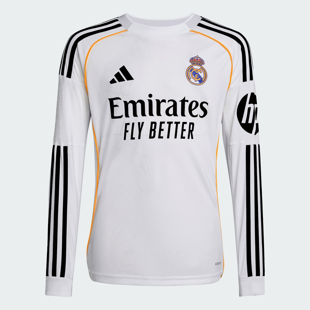 adidas Real Madrid 25/26 Long Sleeve Home Jersey Kids - JN8871-ADIDAS by adidas | Available at Niky's Sports