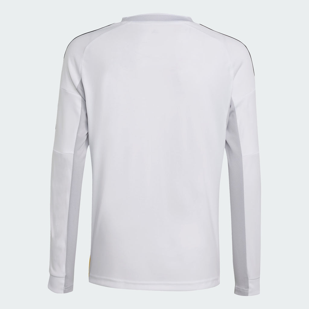 adidas Real Madrid 25/26 Long Sleeve Home Jersey Kids - JN8871-ADIDAS by adidas | Available at Niky's Sports