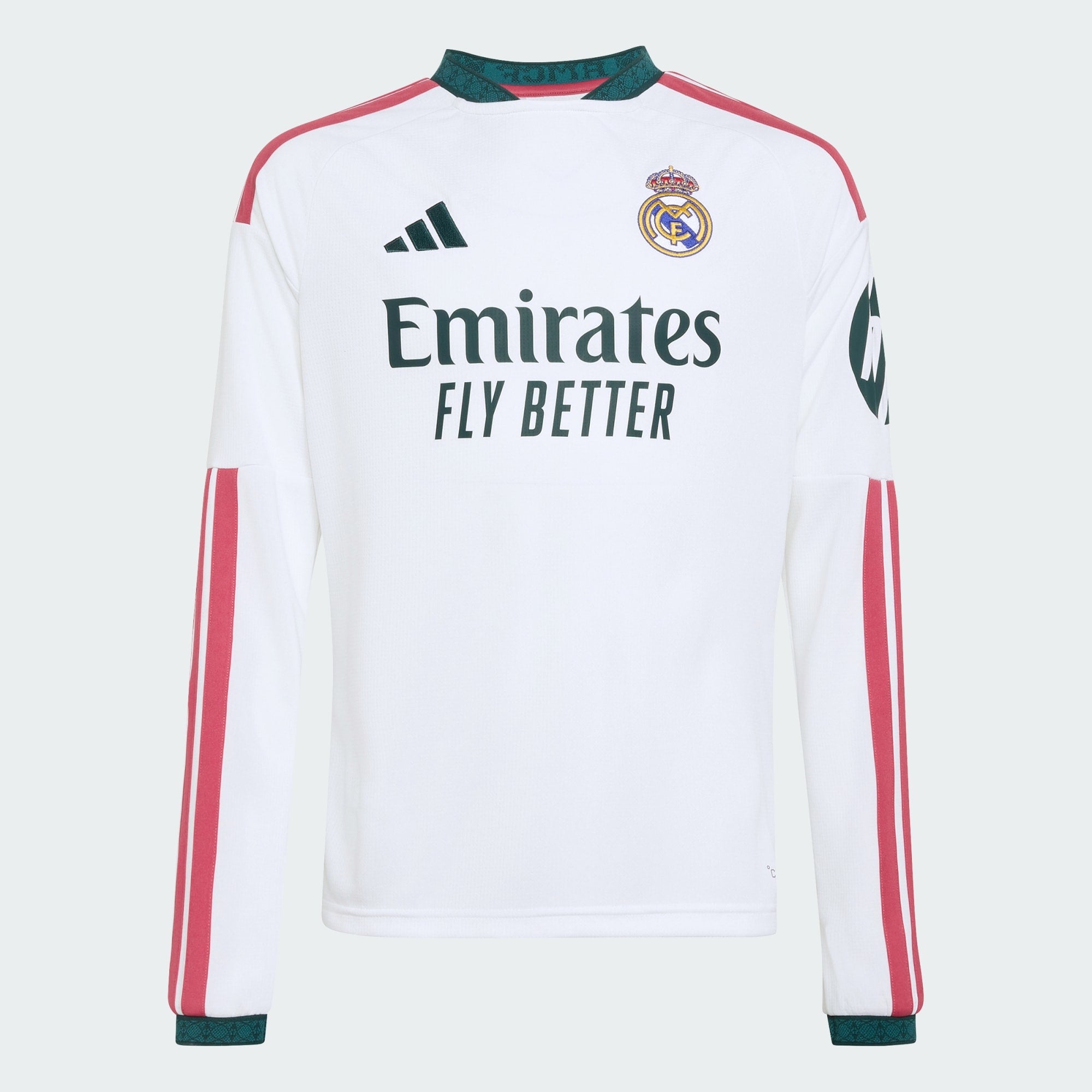 Real Madrid 26/27 Home Jersey Long Sleeve Kids - KC3947-ADIDAS by adidas | Available at Niky's Sports