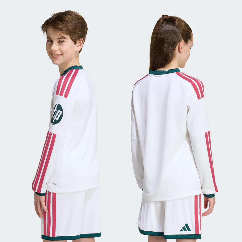Real Madrid 26/27 Home Jersey Long Sleeve Kids - KC3947-ADIDAS by adidas | Available at Niky's Sports