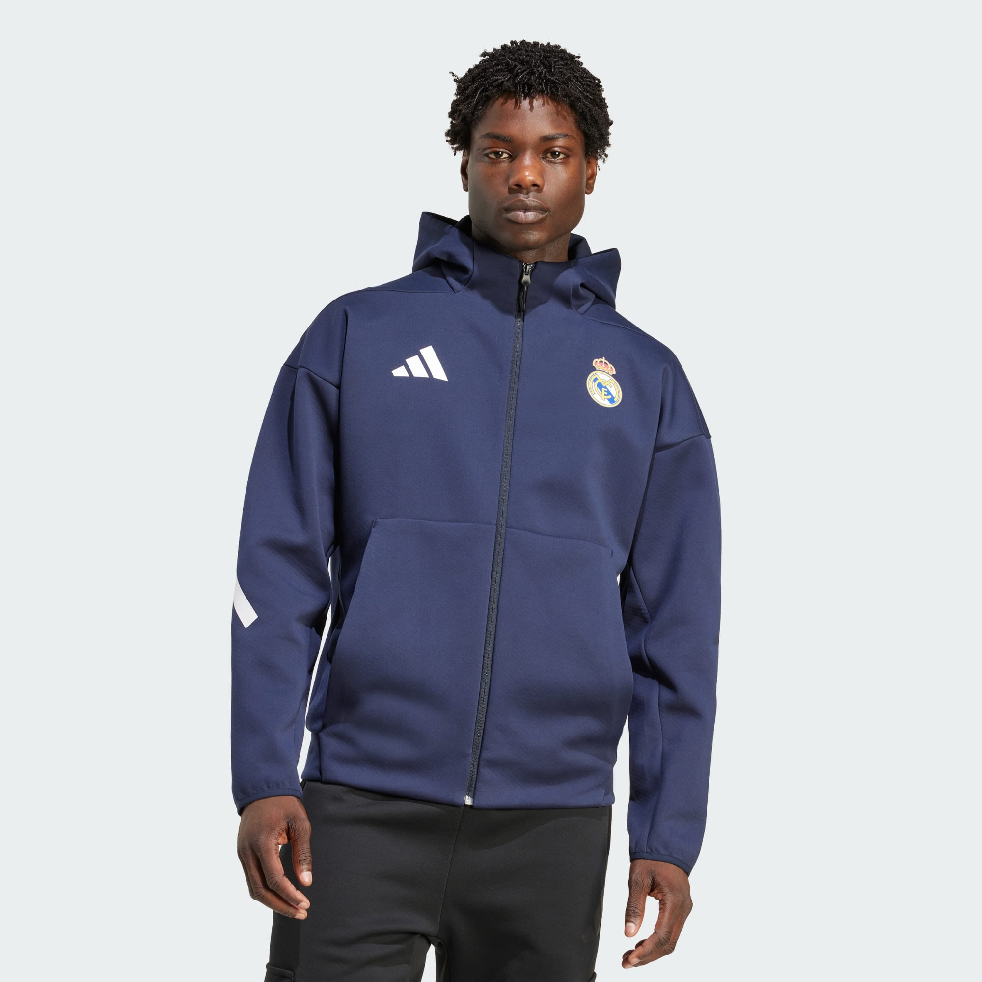 adidas Real Madrid ADIDAS Z.N.E. Anthem Jacket - KC3739-ADIDAS by adidas | Available at Niky's Sports