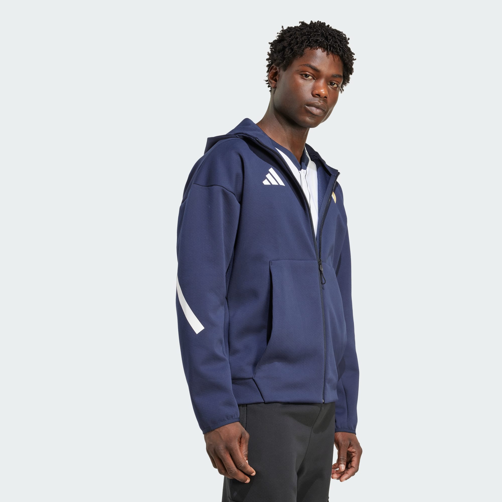 adidas Real Madrid ADIDAS Z.N.E. Anthem Jacket - KC3739-ADIDAS by adidas | Available at Niky's Sports