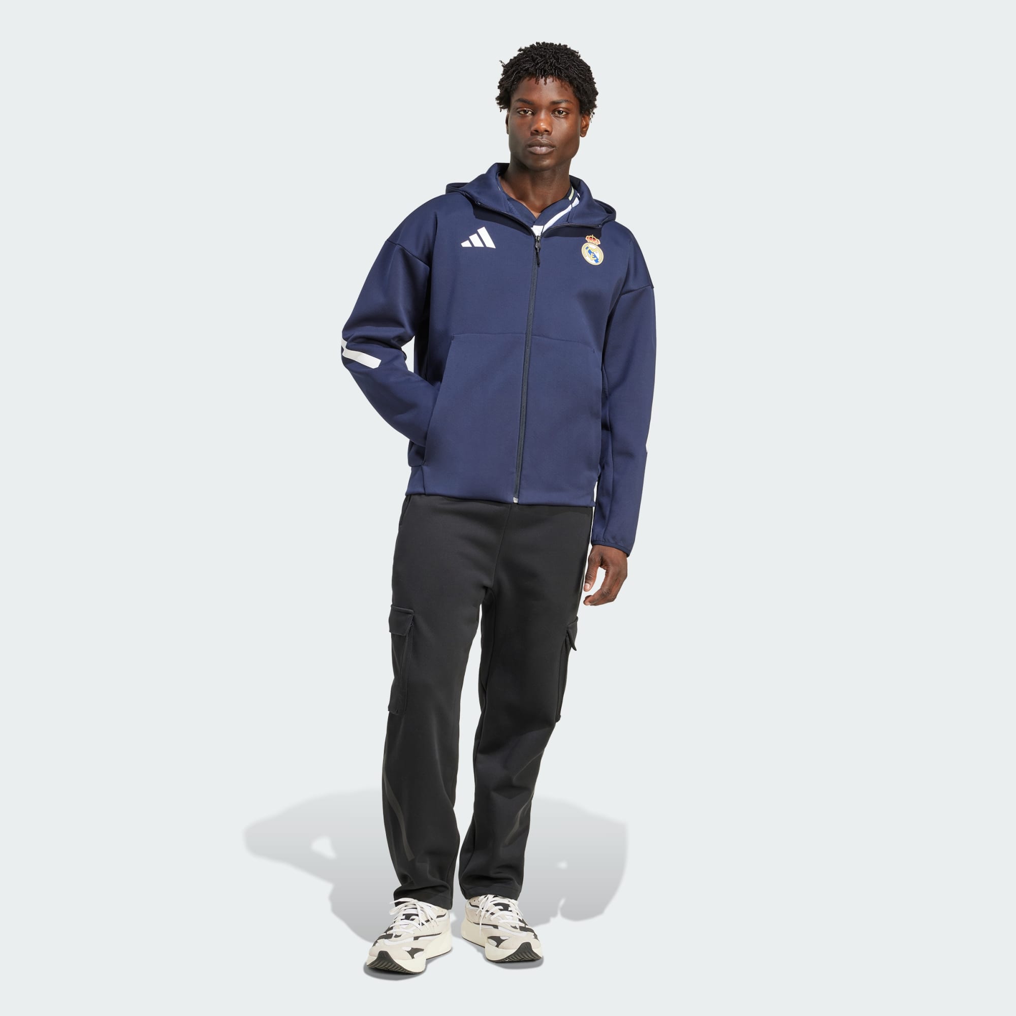 adidas Real Madrid ADIDAS Z.N.E. Anthem Jacket - KC3739-ADIDAS by adidas | Available at Niky's Sports