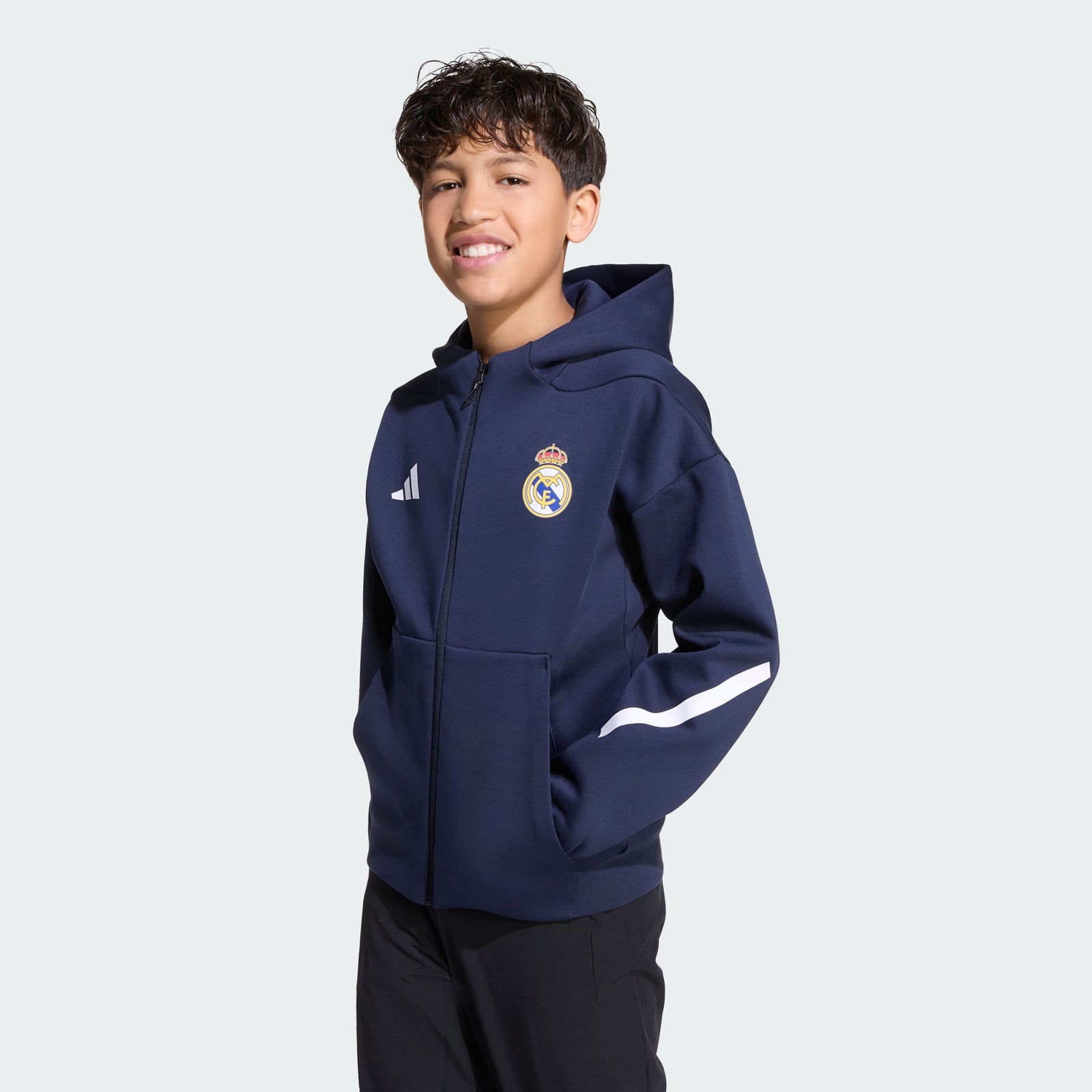 adidas Real Madrid ADIDAS Z.N.E. Anthem Jacket Kids - KC3737-ADIDAS by adidas | Available at Niky's Sports