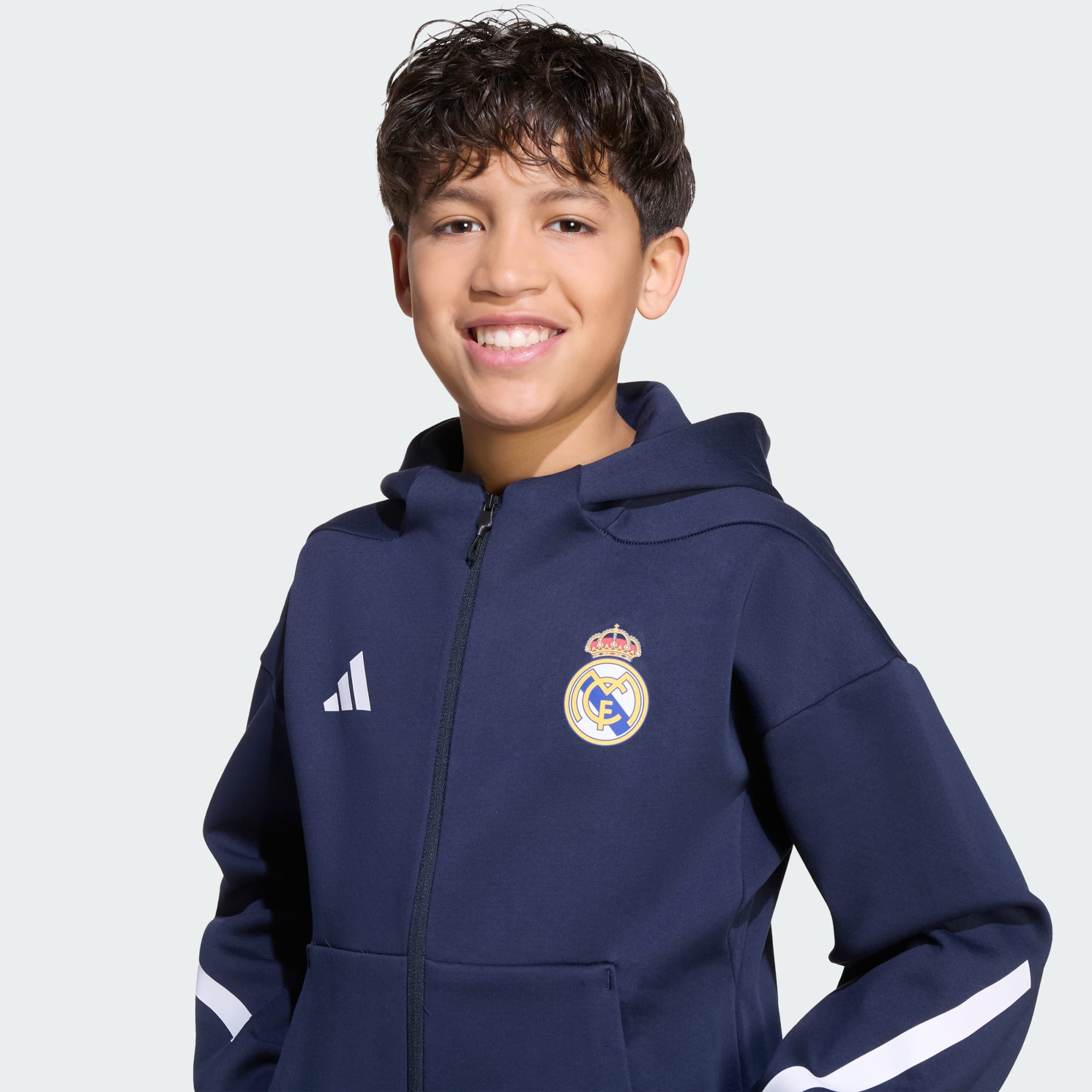 adidas Real Madrid ADIDAS Z.N.E. Anthem Jacket Kids - KC3737-ADIDAS by adidas | Available at Niky's Sports