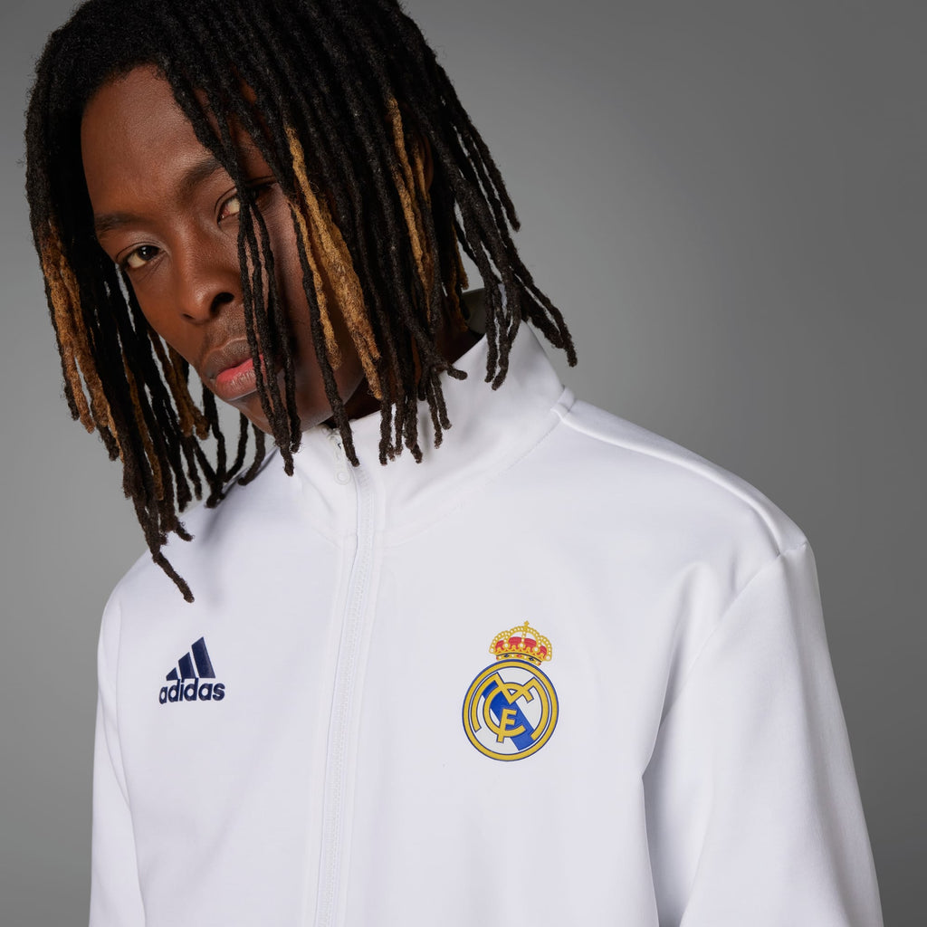 adidas Real Madrid Anthem Jacket Men's 2024 - HY0643-ADIDAS by adidas | Available at Niky's Sports