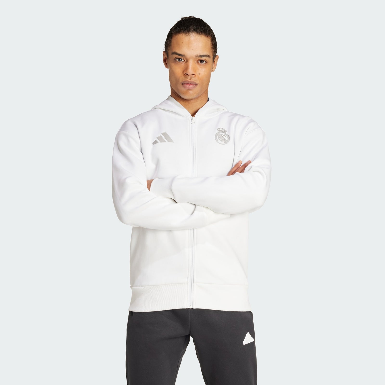 adidas Real Madrid Anthem Jacket - IT3805-ADIDAS by adidas | Available at Niky's Sports