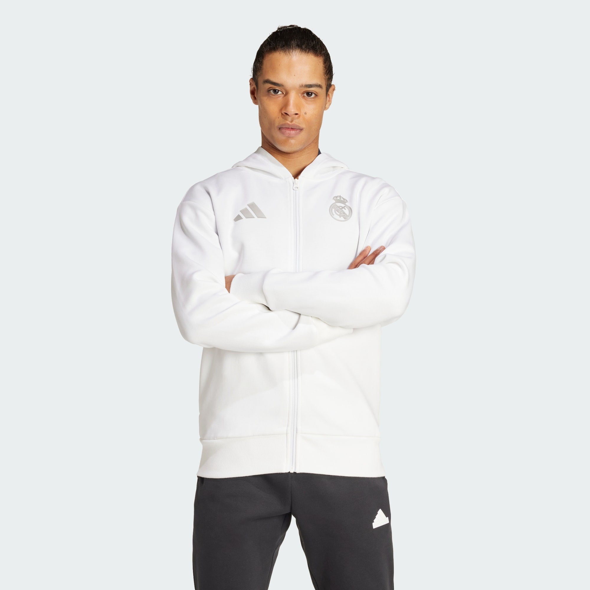 adidas Real Madrid Anthem Jacket - IT3805-ADIDAS by adidas | Available at Niky's Sports