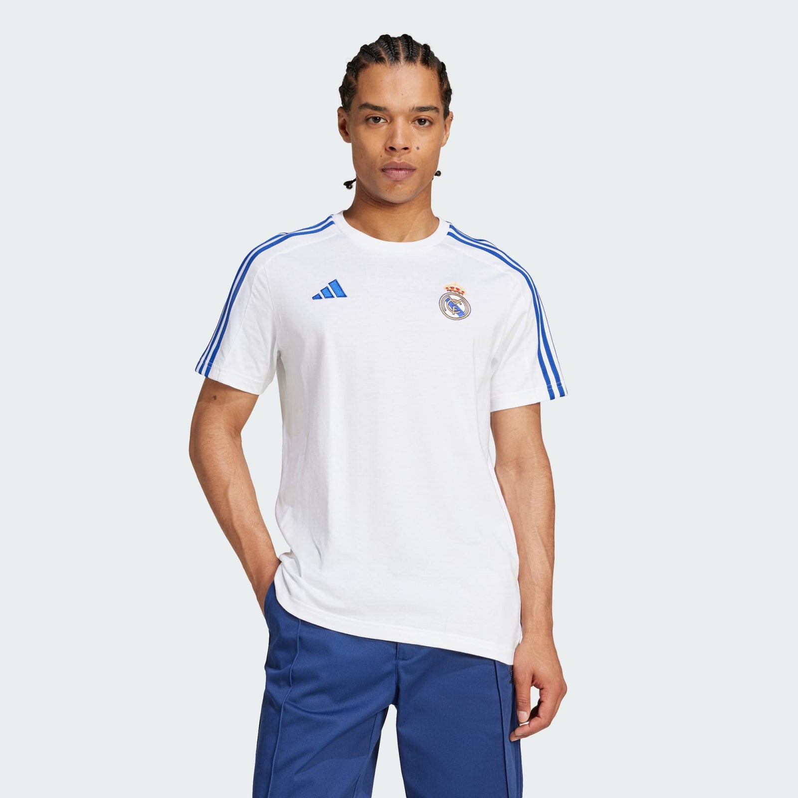 adidas REAL MADRID DNA TEE - IT3814-ADIDAS by adidas | Available at Niky's Sports