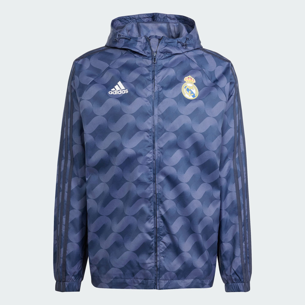 adidas Real Madrid DNA Windbreaker Jacket Men's - HY0615-ADIDAS by adidas | Available at Niky's Sports