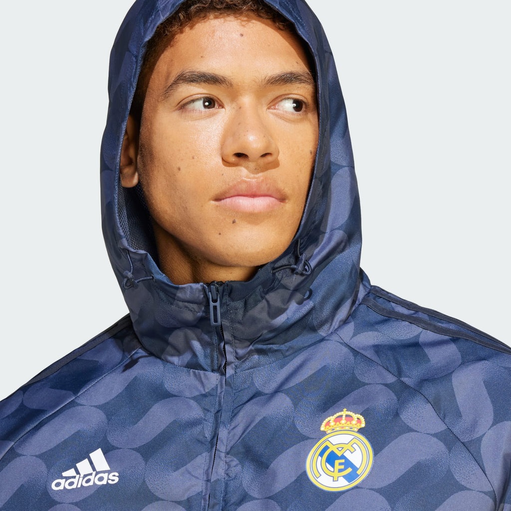 adidas Real Madrid DNA Windbreaker Jacket Men's - HY0615-ADIDAS by adidas | Available at Niky's Sports