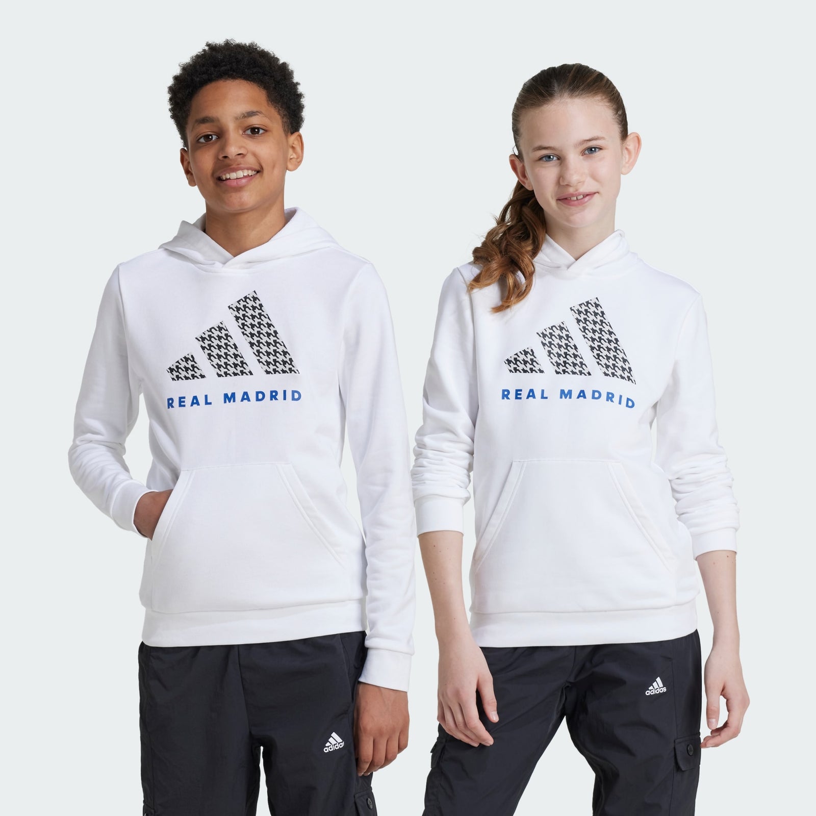 adidas REAL MADRID HOODIE KIDS - IT3763-ADIDAS by adidas | Available at Niky's Sports