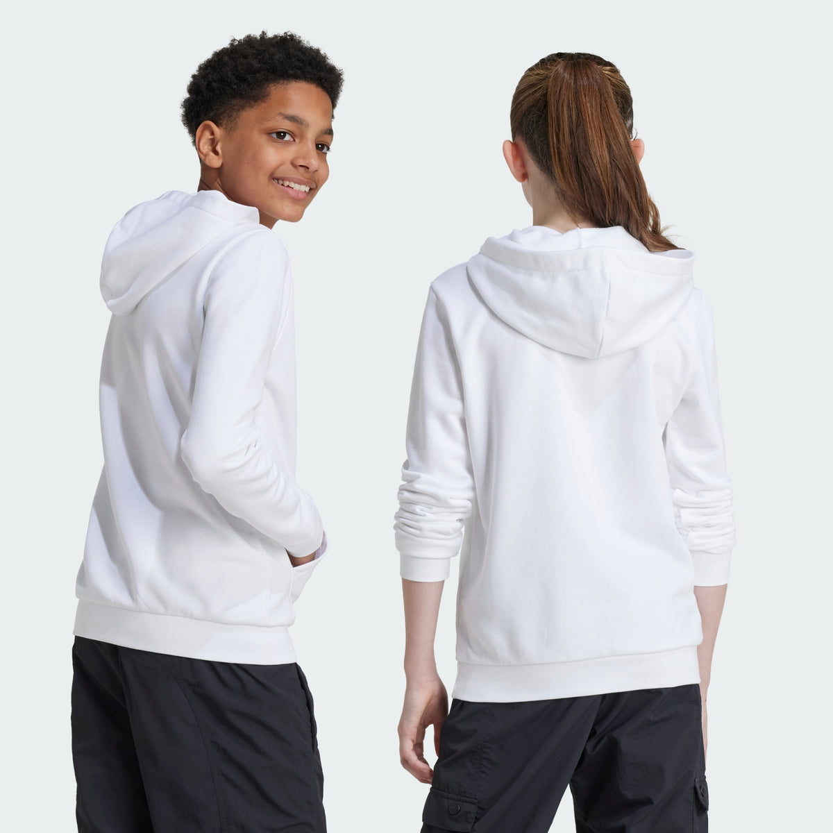 adidas REAL MADRID HOODIE KIDS - IT3763-ADIDAS by adidas | Available at Niky's Sports