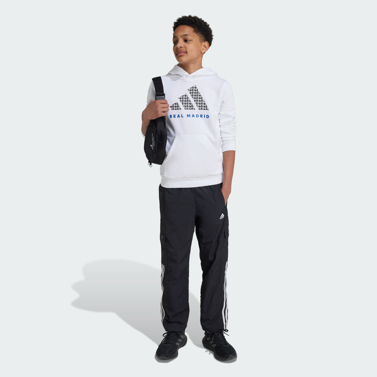 adidas REAL MADRID HOODIE KIDS - IT3763-ADIDAS by adidas | Available at Niky's Sports