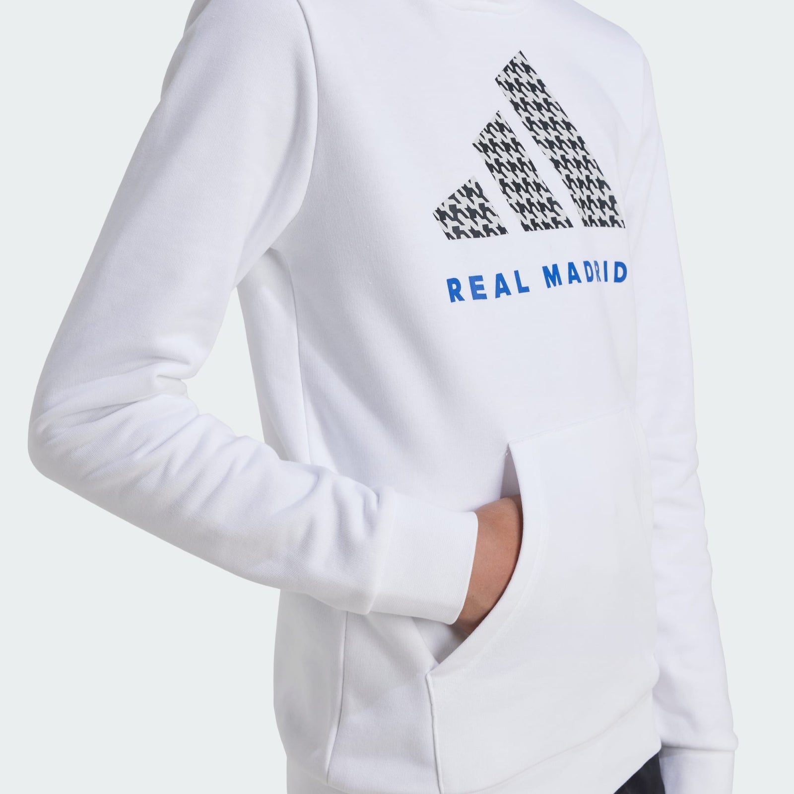 adidas REAL MADRID HOODIE KIDS - IT3763-ADIDAS by adidas | Available at Niky's Sports