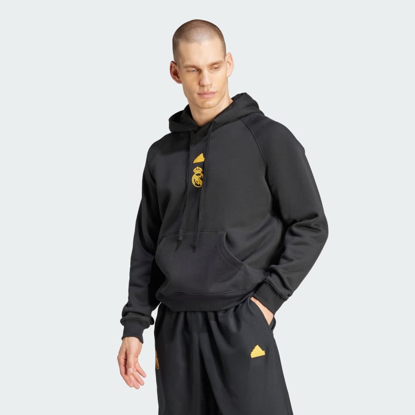adidas REAL MADRID LIFESTYLER HOODIE - HY0626-ADIDAS by adidas | Available at Niky's Sports