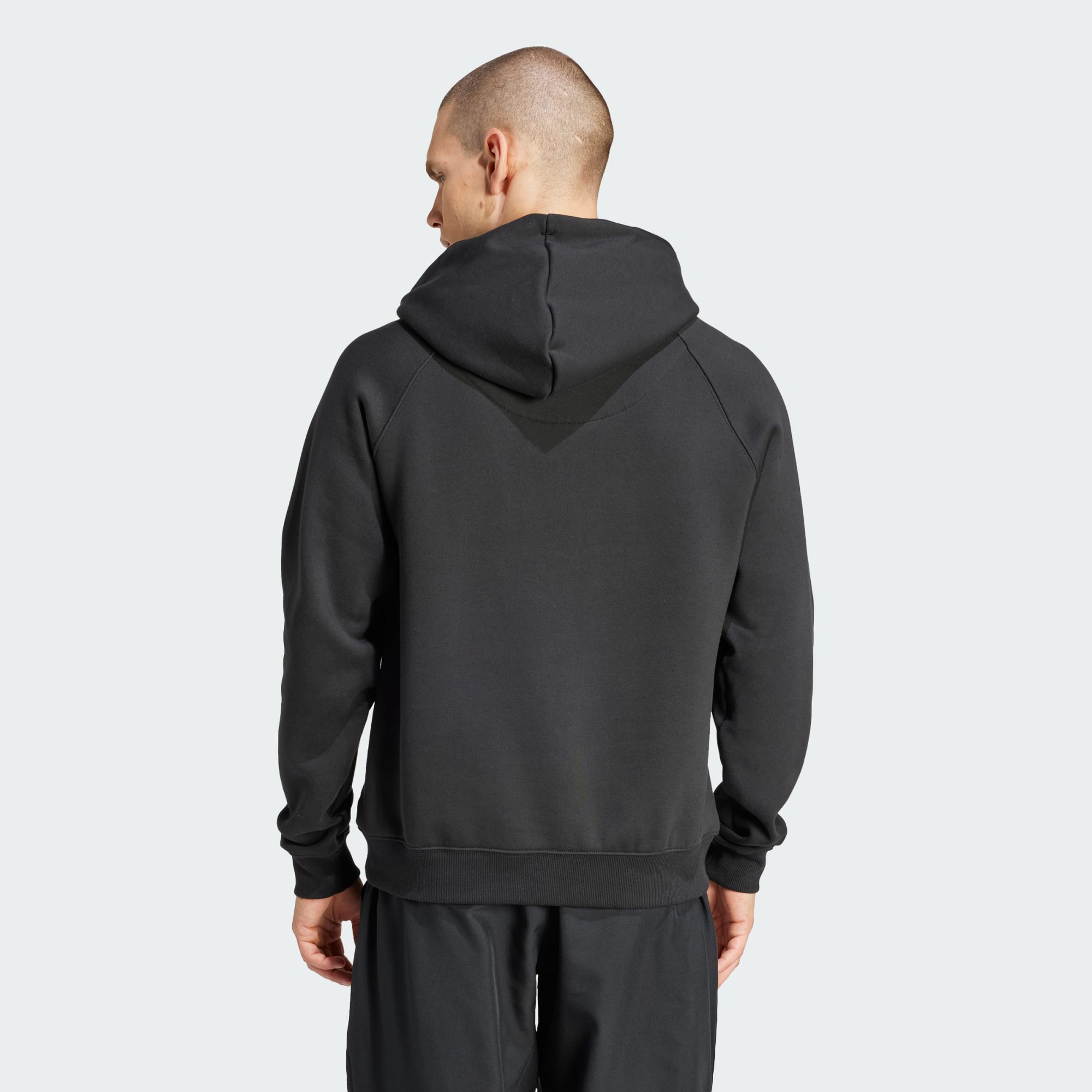 Adidas authentic hoodie black on sale
