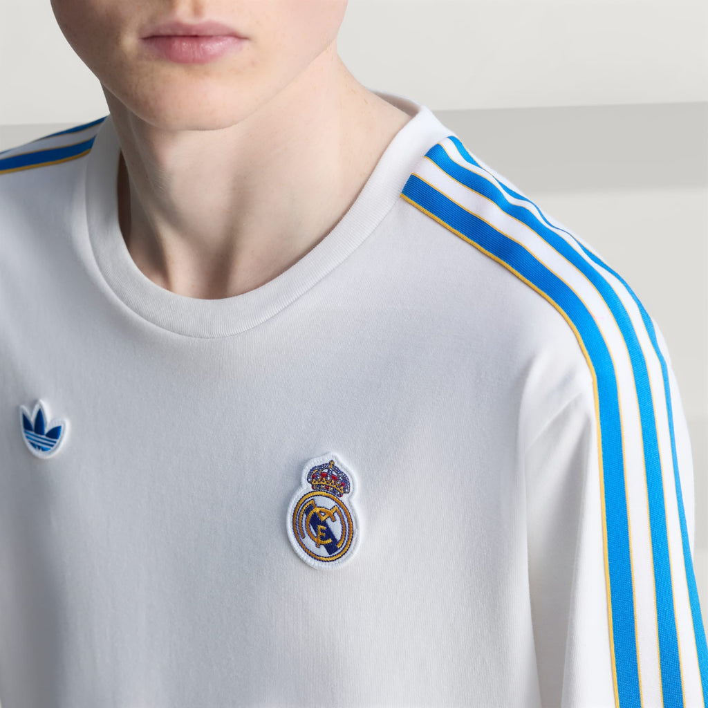 adidas Real Madrid Terrace Icons Tee - JN3064-ADIDAS by adidas | Available at Niky's Sports