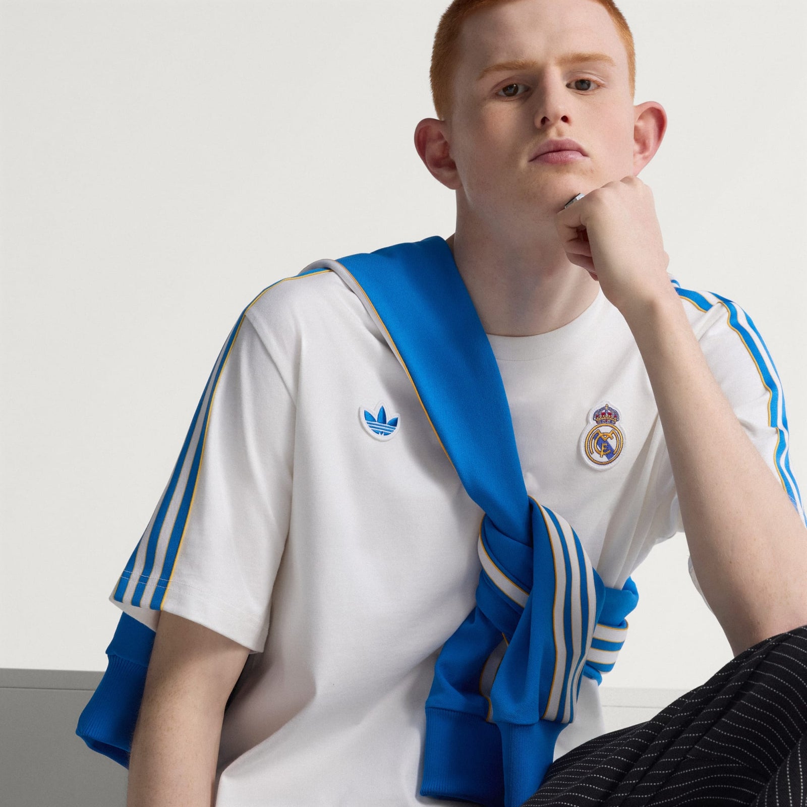 adidas Real Madrid Terrace Icons Tee - JN3064-ADIDAS by adidas | Available at Niky's Sports