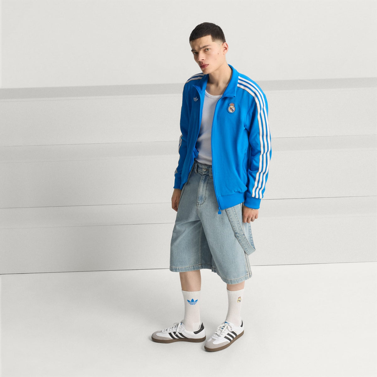 adidas Real Madrid Terrace Icons Track Top - JN3058-ADIDAS by adidas | Available at Niky's Sports