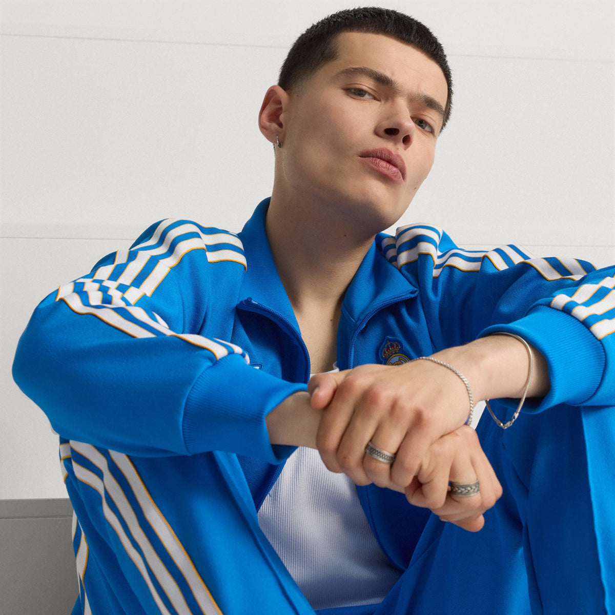 adidas Real Madrid Terrace Icons Track Top - JN3058-ADIDAS by adidas | Available at Niky's Sports