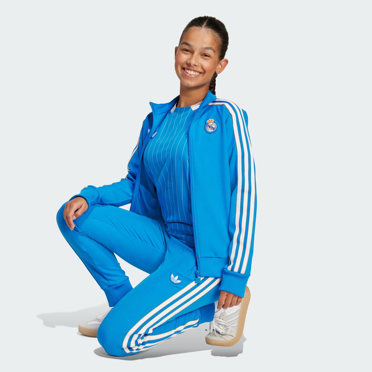 adidas Real Madrid Terrace Icons Track Top Kids - JN3059-ADIDAS by adidas | Available at Niky's Sports
