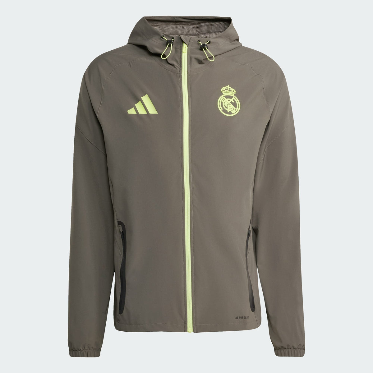 Real Madrid Tiro 25 Competition Vis Tech Travel Jacket - JV5322-ADIDAS by adidas | Available at Niky's Sports
