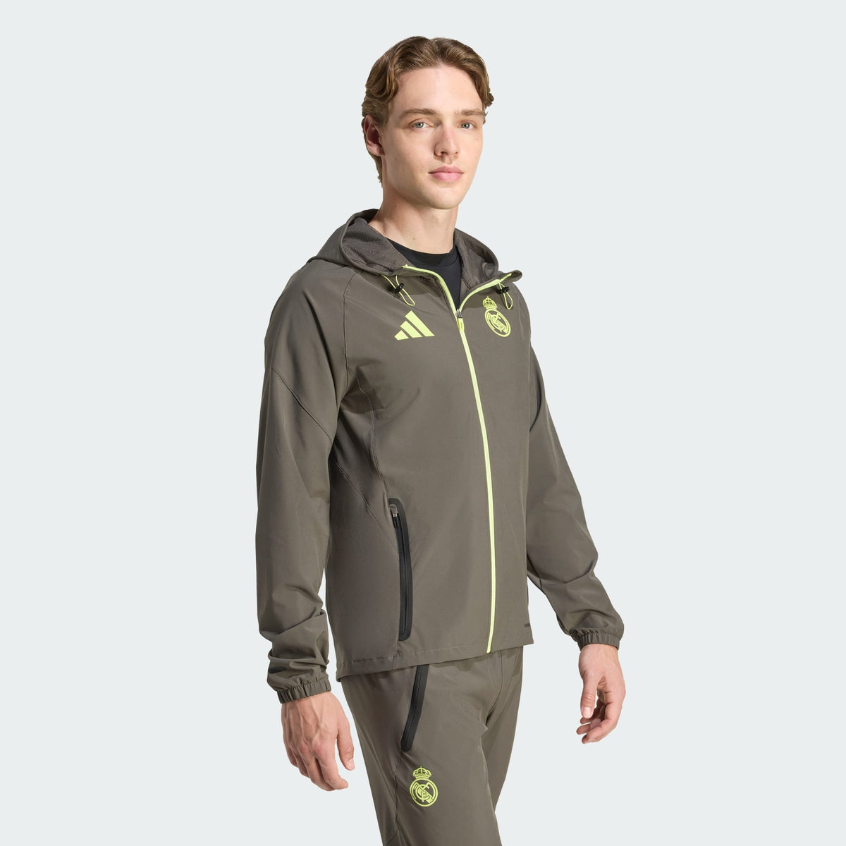 Real Madrid Tiro 25 Competition Vis Tech Travel Jacket - JV5322-ADIDAS by adidas | Available at Niky's Sports