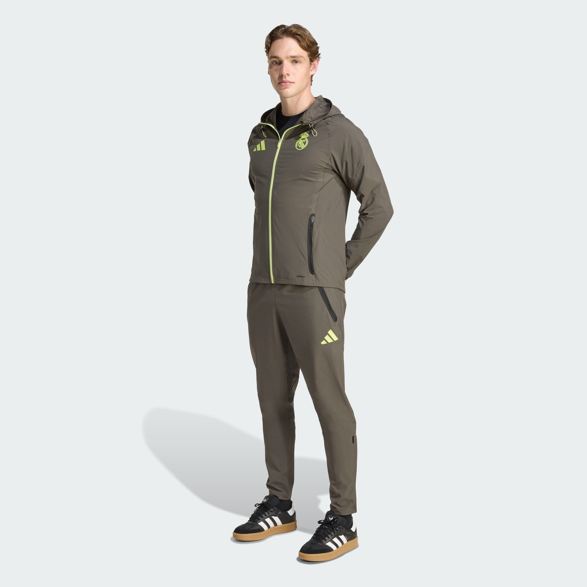 Real Madrid Tiro 25 Competition Vis Tech Travel Jacket - JV5322-ADIDAS by adidas | Available at Niky's Sports
